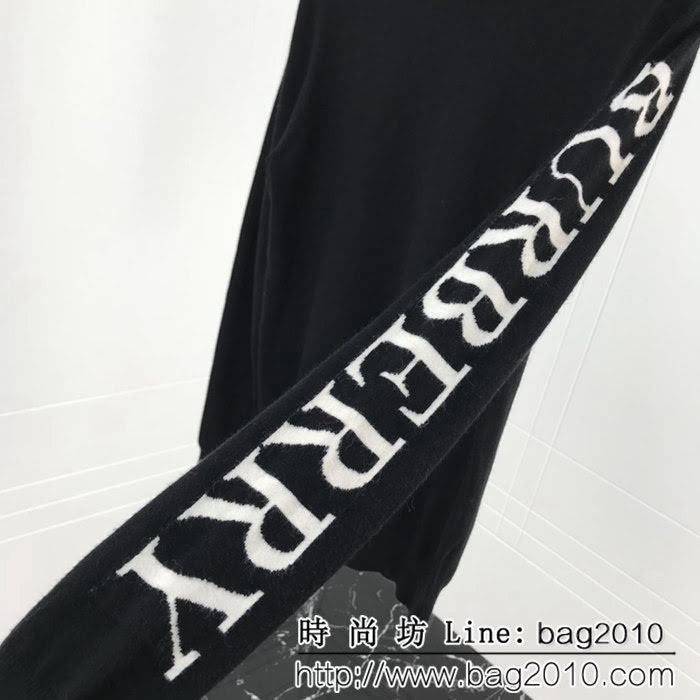 BURBERRY巴寶莉 18SS秋冬新款 手臂Burberry字母logo 簡單百搭款 毛衣 ydi1090